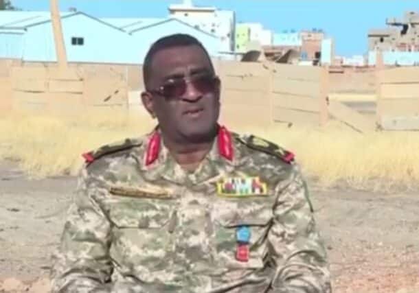 Commander of the Sudanese army's Armoured Corps, Nasr al-Din Abdel Fattah, speaking in an interview with Al-Hadath channel on March 14, 2025