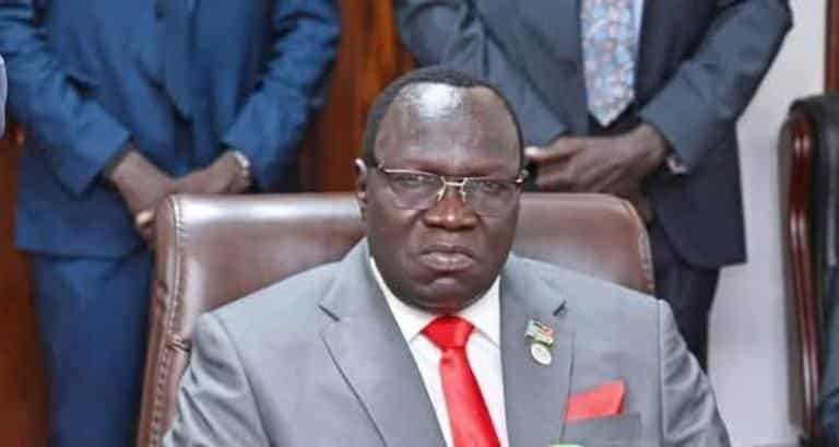 Chol Thon Balok, South Sudan Defence minister 1