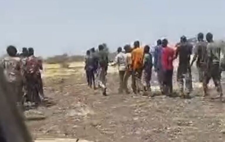 South Sudanese arrested by the RSF in the border area with Sudan on March 16, 2025. See the video at https://x.com/i/status/1902036325999542455