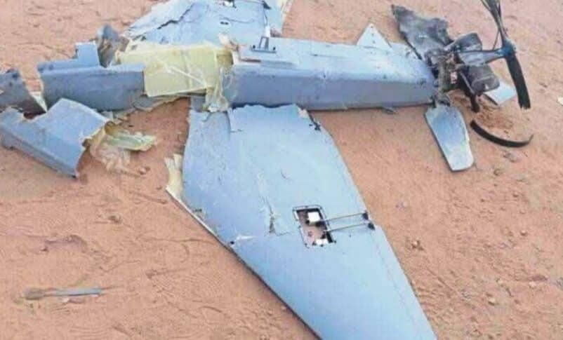 Sudanese army shot down five RSF drones in Ed Damazin on March 27, 2025