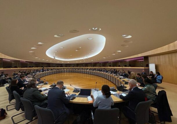 The EU hosted the third humanitarian Senior Officials Meeting (SOM) on Sudan on 13 March 2025. (EU photo)