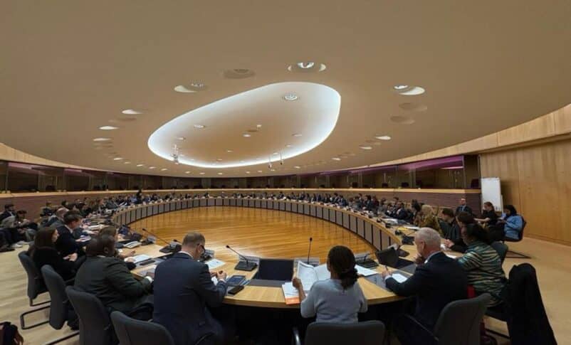 The EU hosted the third humanitarian Senior Officials Meeting (SOM) on Sudan on 13 March 2025. (EU photo)