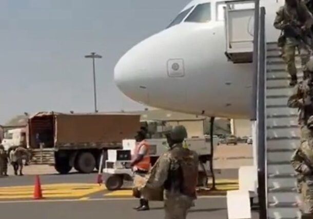 Ugandan troops arrive in Juba on March 11, 2025