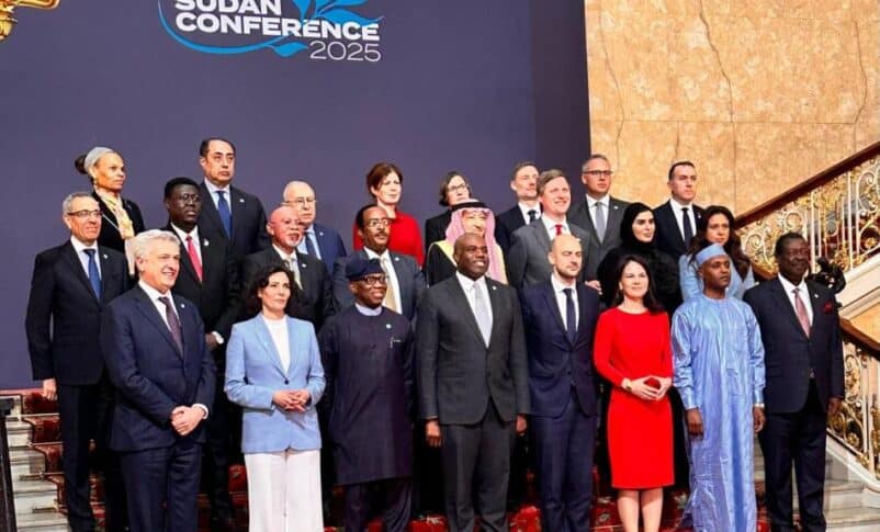 Participants at the London meeting on Sudan on April 15, 2025