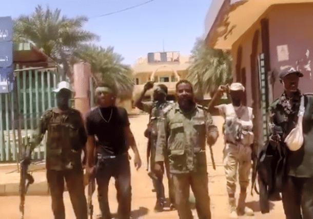 Sudanese soldiers at Umbada Hospital on March 29, 2025