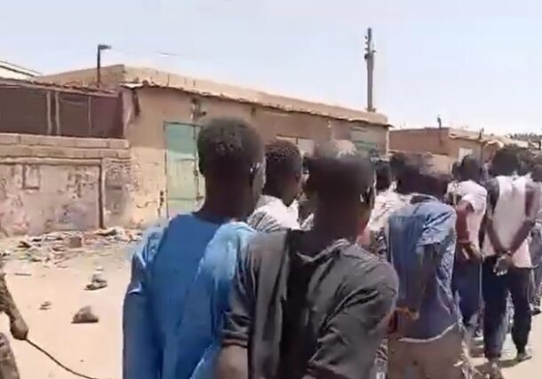 The army says they arrested thieves and collaborators with the RSF in southern Khartoum on April 2, 2025
