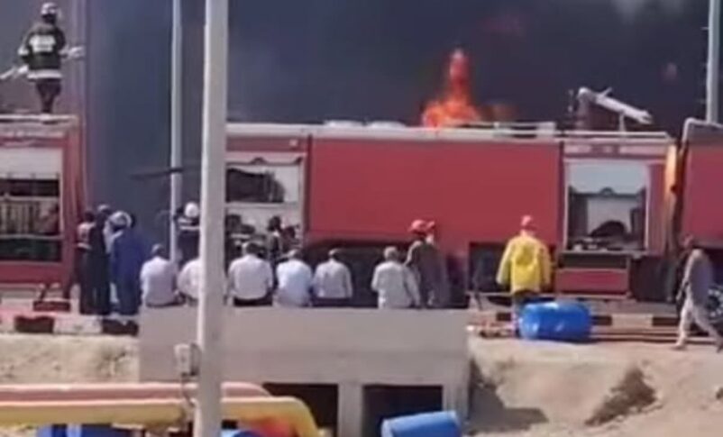 Sudan Civil Defence forces extinguished Port Sudan fires on May 10, 2025.