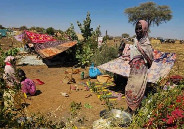 Civilians displaced by the conflict in North Darfur face unbearable conditions, (Sudan Tribune photo)