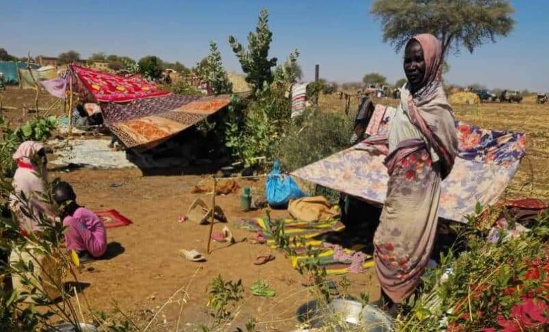 Civilians displaced by the conflict in North Darfur face unbearable conditions, (Sudan Tribune photo)