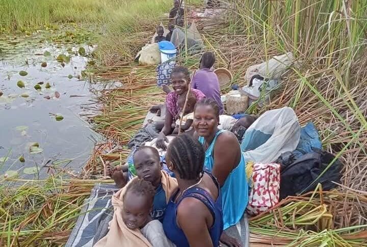 South Sudan women displaced in Old Fangak (ST)