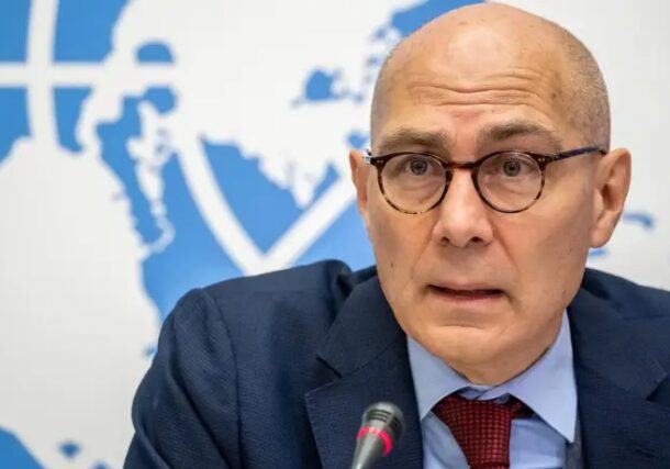 United Nations High Commissioner for Human Rights Briefs Press at UN Headquarters (UN photo)