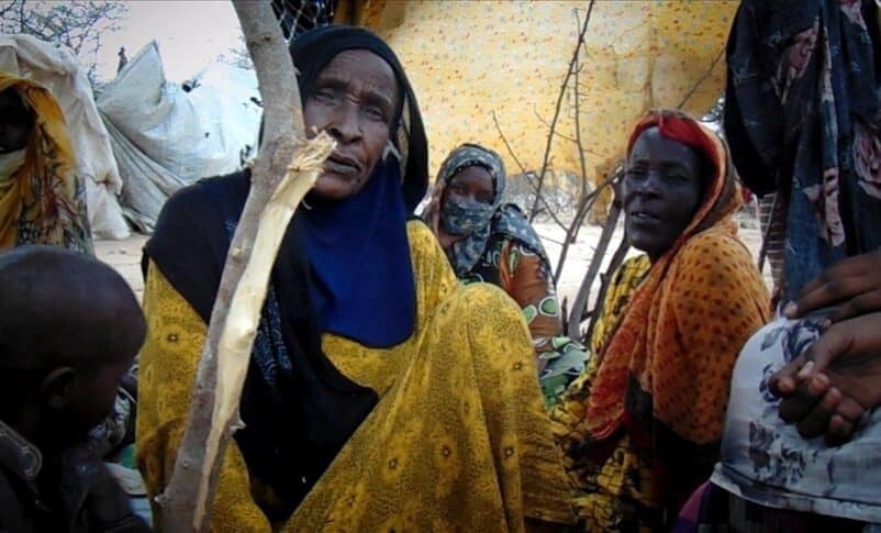 Women displaced after the start of armed conflict in Sudan in April 2023 (Anadolu photo)