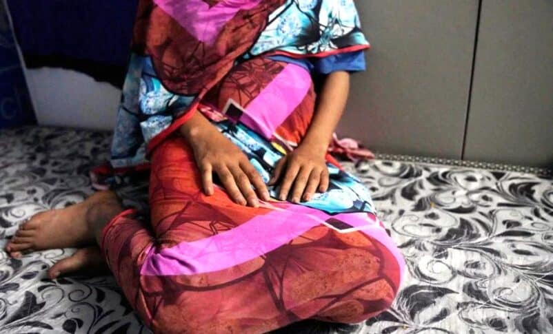 A 16-year-old rape victim at the UNICEF’s office in Sudan in December 2024. UNICEF photo