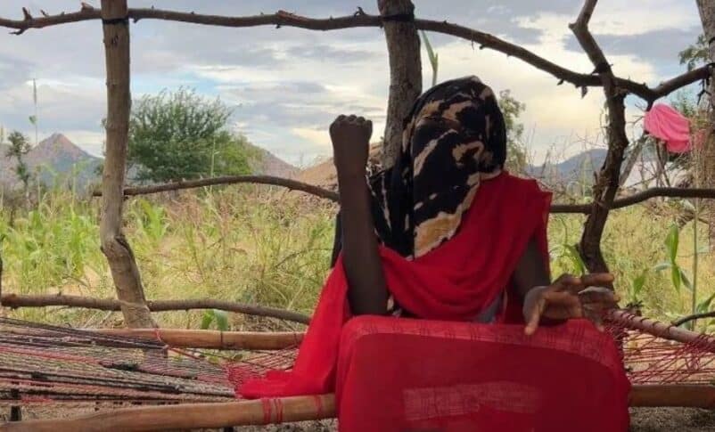 A Sudanese woman identified only as Hania, 18, told Human Rights Watch she was pregnant in February 2024 when RSF fighters burst into her home in Habila, South Kordofan state, and abducted her, her 17-year-old neighbour and 16 other girls from their village, HRW photo