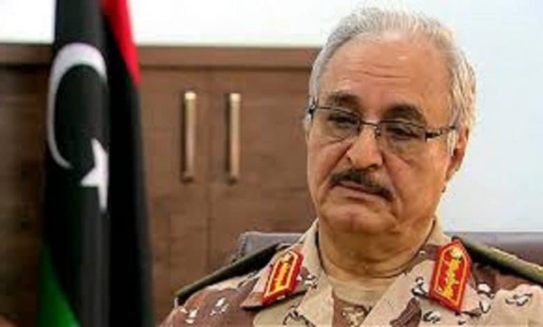 General Haftar, leader of the National Libyan Army