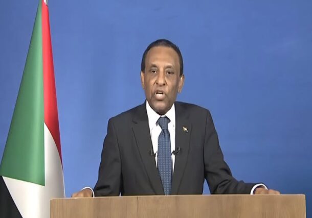 Prime Minister Kamil Idris speaks to the Sudanese about his new government, on June 19, 2025