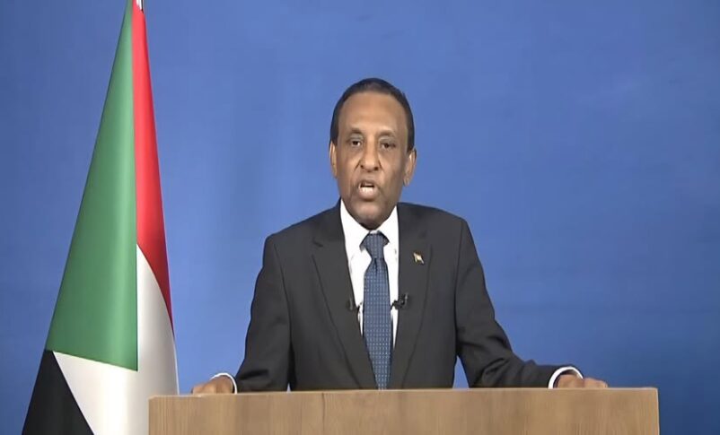 Prime Minister Kamil Idris speaks to the Sudanese about his new government, on June 19, 2025