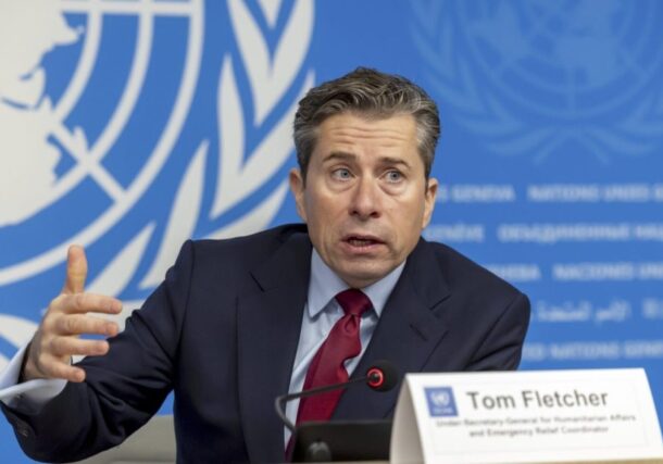 United Nations humanitarian chief, Tom Fletcher