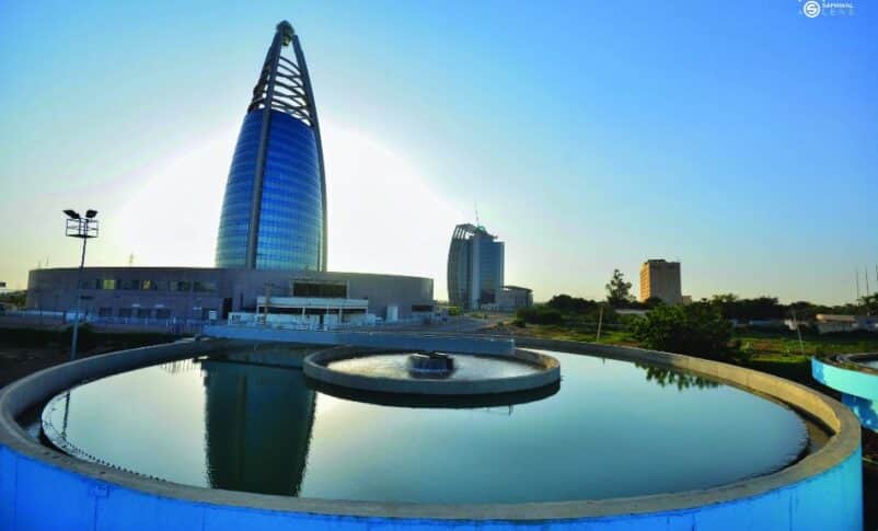 Al Mogran water treatment plant Khartoum, file photo.