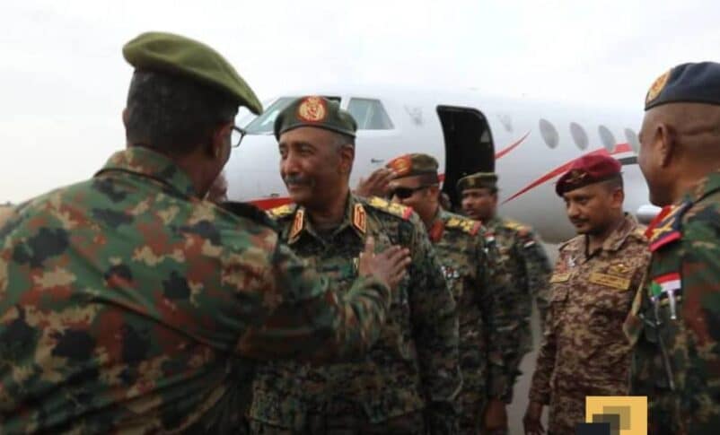 Burhan's presidential plane landed for the first time in Khartoum 27 months after the outset of the war on July 19, 2025