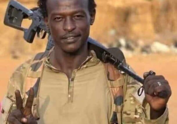 RSF commander Al-Taj Youssef Aboukadair, known as "Folgank".