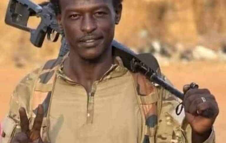RSF commander Al-Taj Youssef Aboukadair, known as "Folgank".