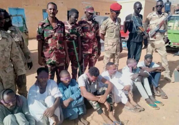 RSF collaborators arrested in Khartoum after the army's recapture of the capital on March 21, 2025