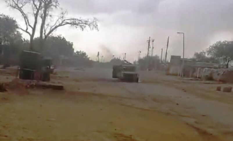 RSF vehicles destroyed by the Joint Force in El Fasher on July 21, 2025