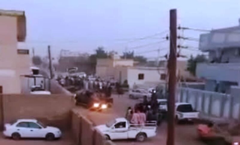Sudanese army soldiers intervene during clashes between rival tribal groups in Al Dabbah, Northern State, Sudan, July 3, 2025.