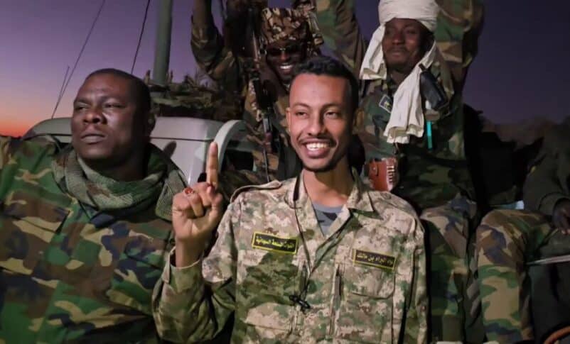 Almesbah Abu Zeid Talha, commander of the Al-Baraa bin Malik Brigade.