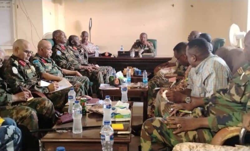 Fifth meeting of the ommittee tasked with clearing military formations from the capital, on August 10, 2025