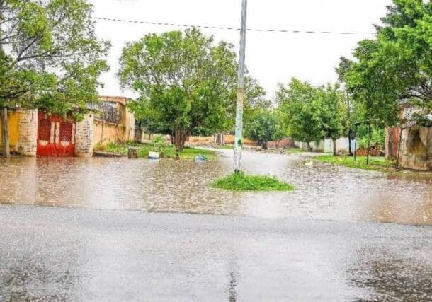 Rains in Khartoum empty streets on July 9, 2025