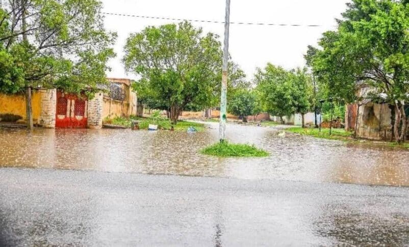 Rains in Khartoum empty streets on July 9, 2025