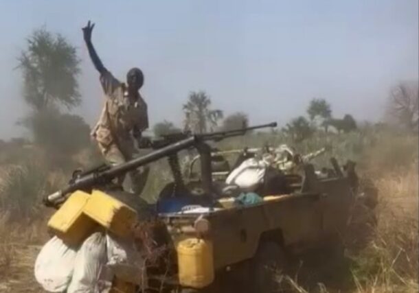 SPLM-N fighters shell the besieged Kadugli on August 3, 2025