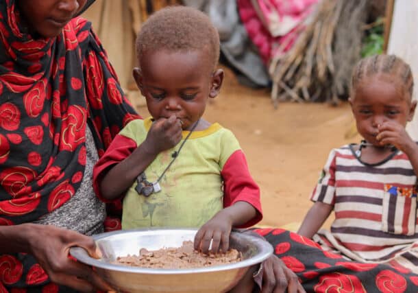 El Fasher's children find only animal fodder to eat, UNICEF photo shows