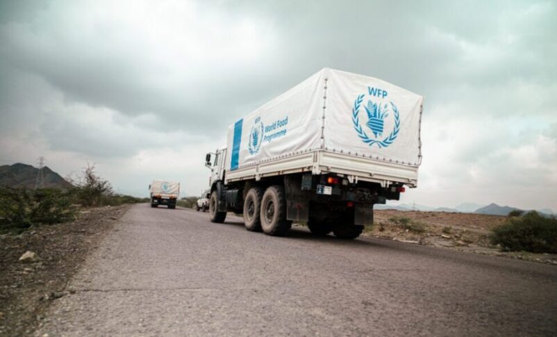 WFP aid truck in Sudan (WFP photo)
