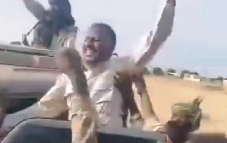RSF deputy commander Abdelrahim Daglo in Darfur on Sept. 15, 2025, his first appearance in the region in more than two months.