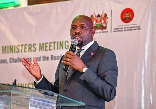 Kenyan Interior Secretary Kipchumba Murkome
