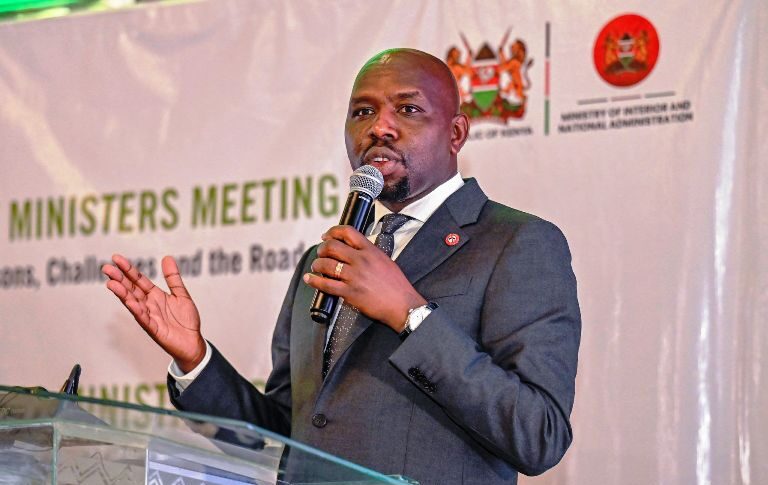 Kenyan Interior Secretary Kipchumba Murkome