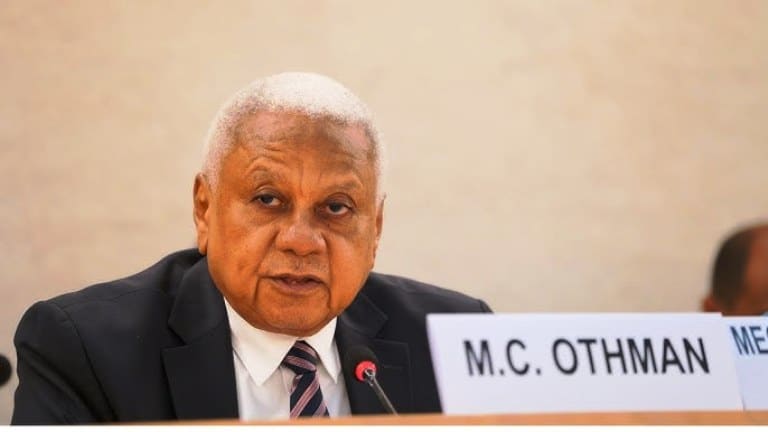 Mohmed Chande Othman, chair of the Sudan fact-finding mission