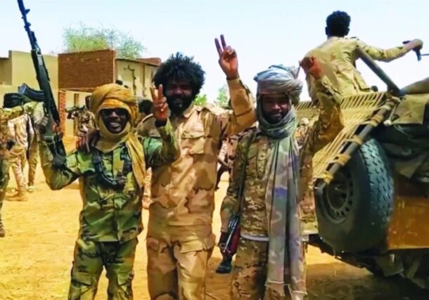 RSF members inside El Fasher on August 31, 2025