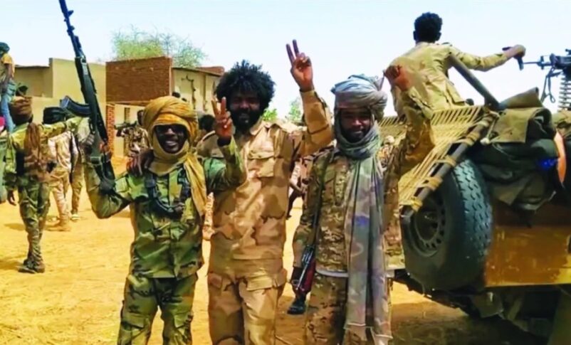 RSF members inside El Fasher on August 31, 2025