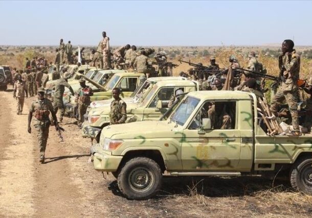 RSF troops in North Darfur, file photo