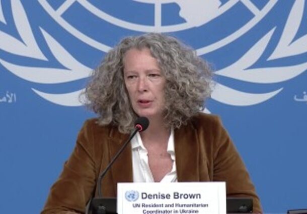 The Resident and Humanitarian Coordinator in Sudan, Denise Brown