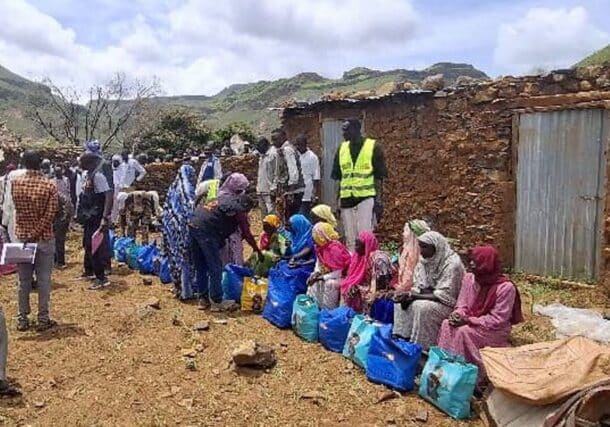 UN agencies and NGOs delivered food, dignity kits, and medical supplies to the civilians affected by the landslide in Tareesn on Sept 8, 2025
