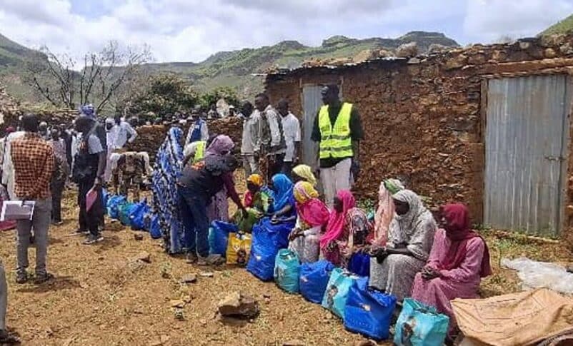 UN agencies and NGOs delivered food, dignity kits, and medical supplies to the civilians affected by the landslide in Tareesn on Sept 8, 2025