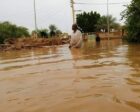 A file photo shows flooding in the Al-Jaili area of Khartoum Bahri. (Photo via X)