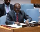 Al-Harith Idriss Al-Harith Mohamed, Sudan's Permanent Representative, addresses the Security Council meeting on January 27, 2025. UN photo