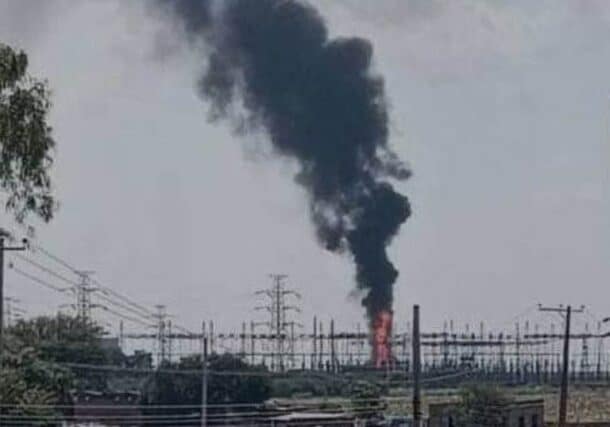 Drone attack on Senjah power station, Sennar state, on Oct 24, 2025