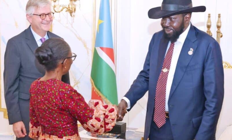 President Salva Kiir meets with UN peacekeeping chief, Jean-Pierre Lacroix,on October 17, 2025-1